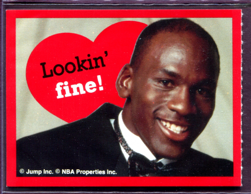 1991 Cleo Michael Jordan Valentines #5 Lookin' fine