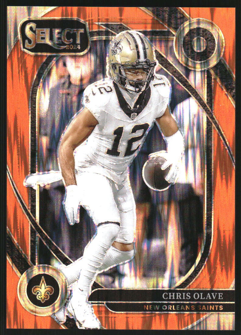 2024 Select Prizm Orange Shock #237 Chris Olave /399