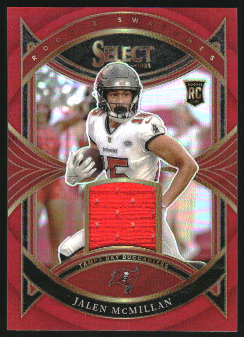 2024 Select Rookie Swatches Prizm Red #10 Jalen McMillan Jersey