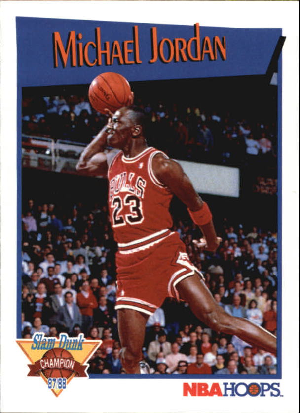 1991-92 Hoops Slam Dunk #4 Michael Jordan