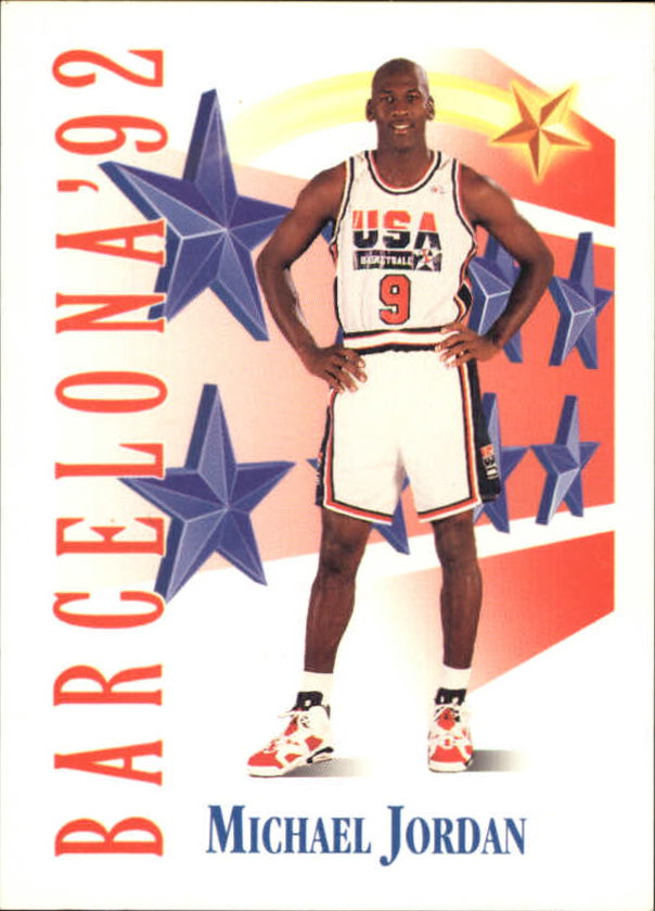 1991-92 SkyBox #534 Michael Jordan USA - NM-MT