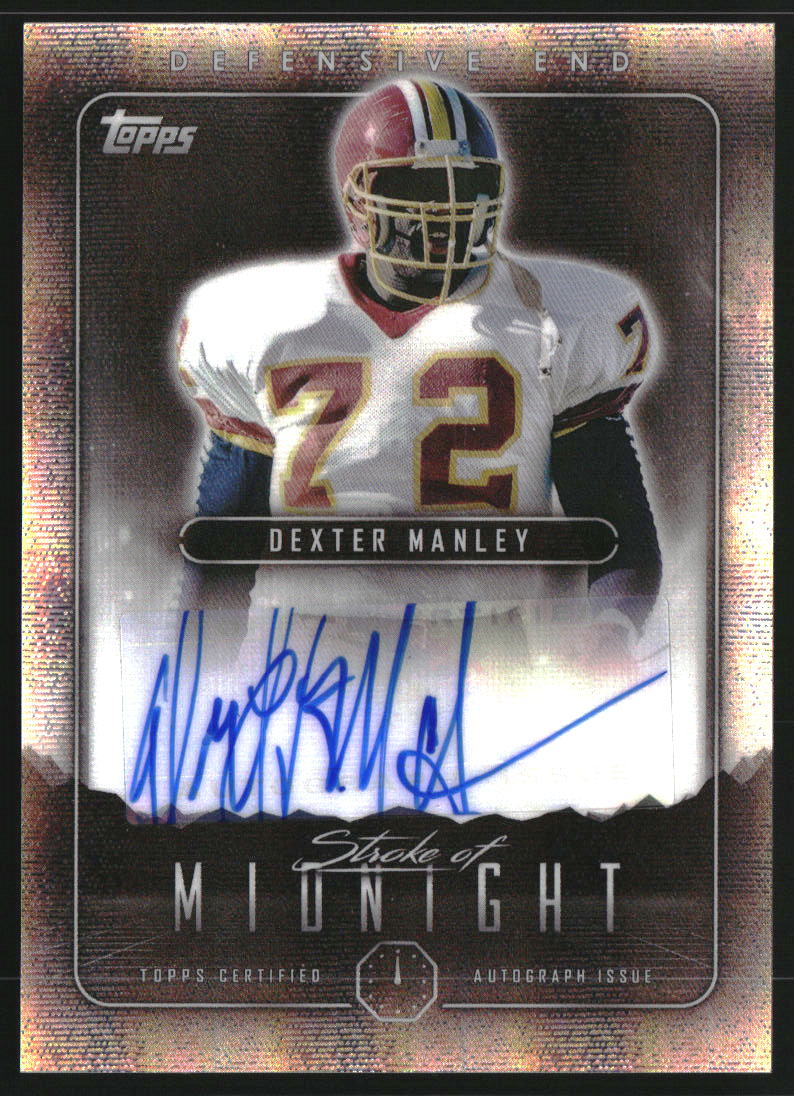 2024 Topps Midnight Stroke of Midnight Autographs Moon Beam #SMA-DM Dexter Manley
