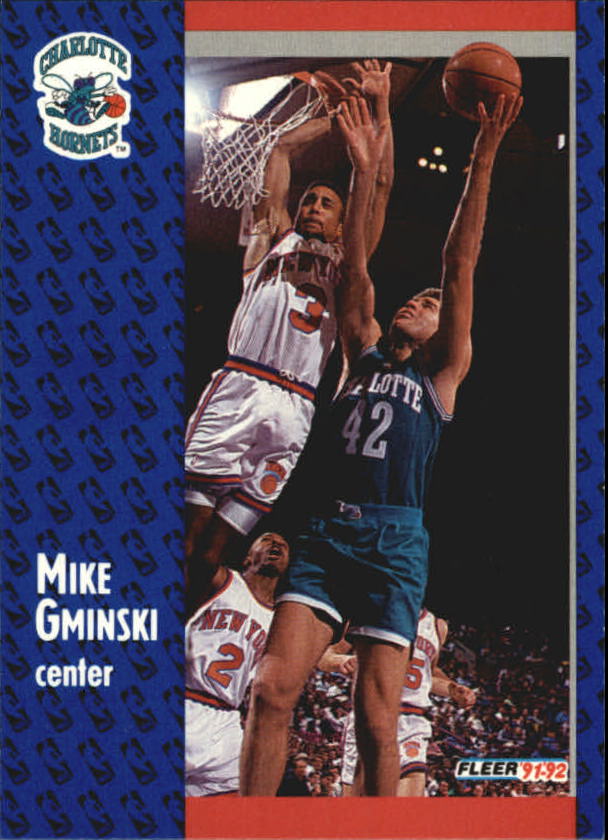 1991-92 Fleer #254 Mike Gminski