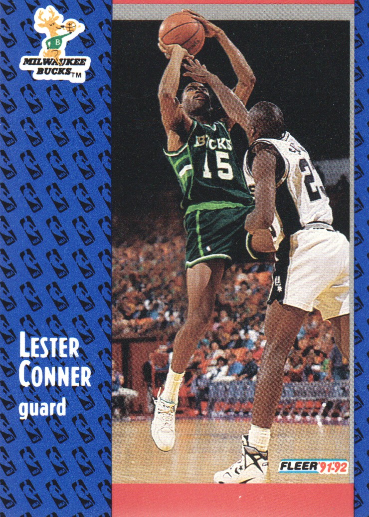 1991-92 Fleer #310 Lester Conner