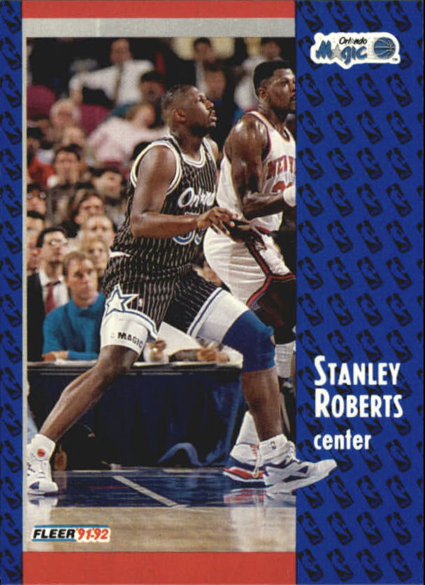 1991-92 Fleer #331 Stanley Roberts RC