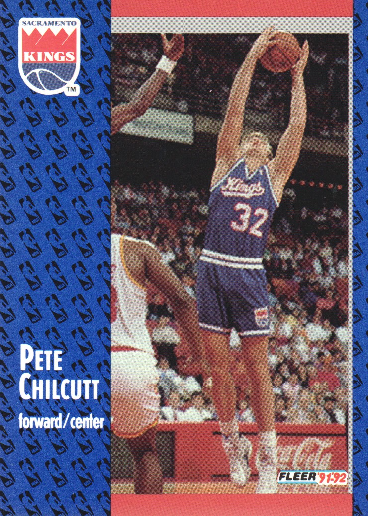 1991-92 Fleer #348 Pete Chilcutt RC