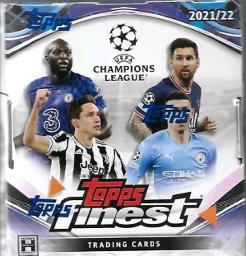 202122 ( 2022 ) Topps FINEST UEFA CHAMPIONS LEAGUE Soccer HOBBY Box