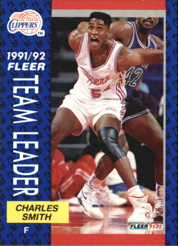 1991-92 Fleer #383 Charles Smith TL