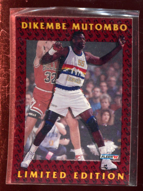 1991-92 Fleer Dikembe Mutombo #10 Dikembe Mutombo/Charmed Denver