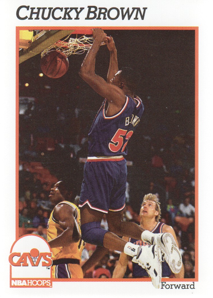1991-92 Hoops #35 Chucky Brown