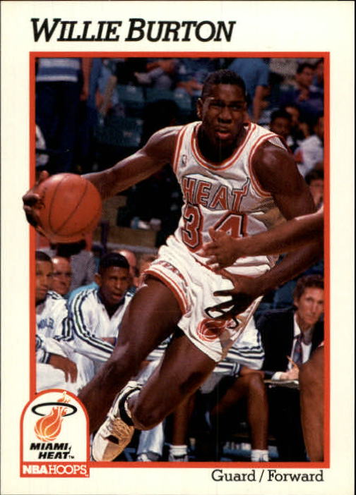 1991-92 Hoops #107 Willie Burton