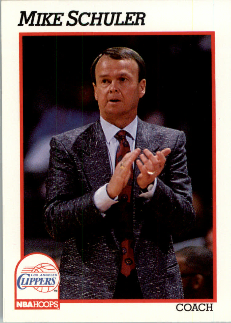 1991-92 Hoops #232 Mike Schuler CO