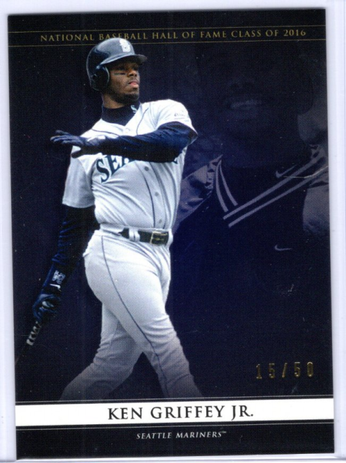 2020 Topps Transcendent VIP Party On Demand Hall of Fame Class of 2016 #HF-8 Ken Griffey, Jr. Serial #15/50