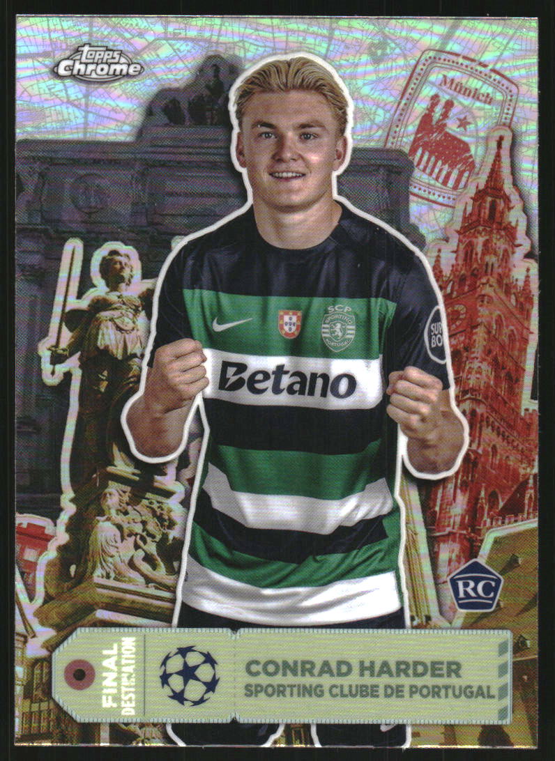 2024-25 Topps Chrome UEFA Club Competitions Final Destination #FD12 Conrad Harder