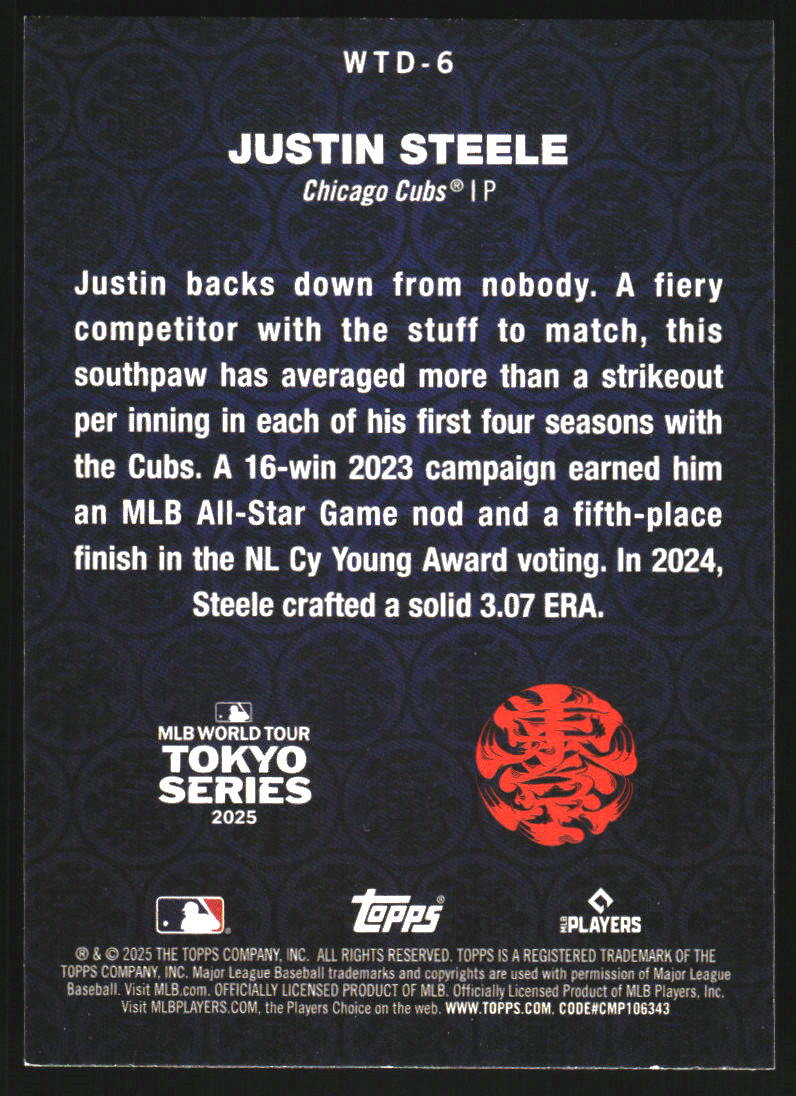 2025 Topps Tokyo Stars of Japan #SOJ13 Masanori Murakami