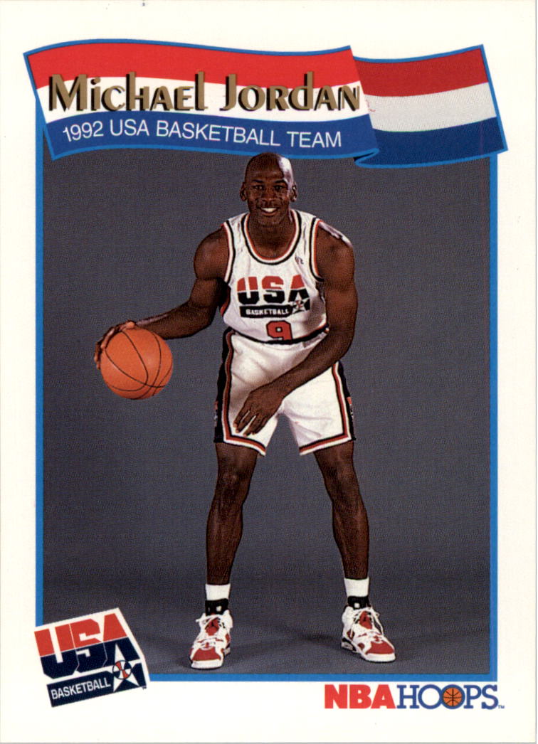 1991-92 Hoops McDonald's #55 Michael Jordan USA