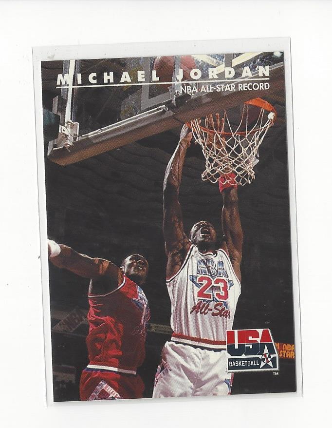 1992 SkyBox USA #43 Michael Jordan/NBA All-Star Record