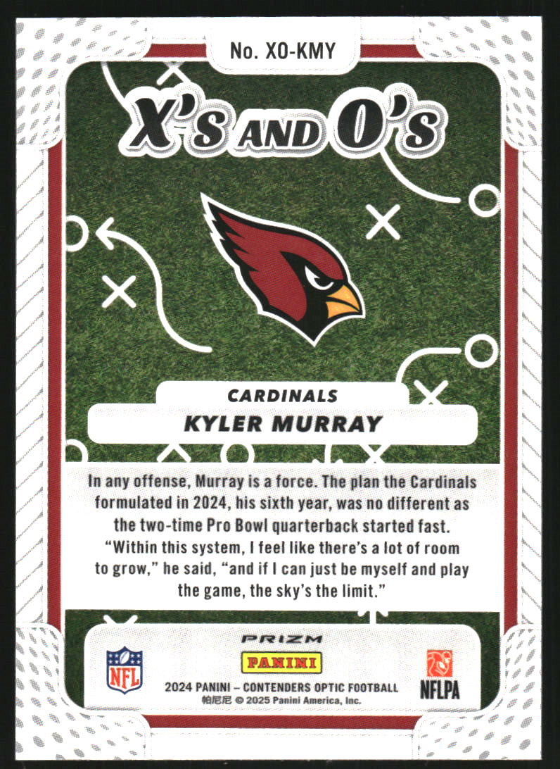 2024 Panini Contenders Optic Xs and Os #2 Kyler Murray