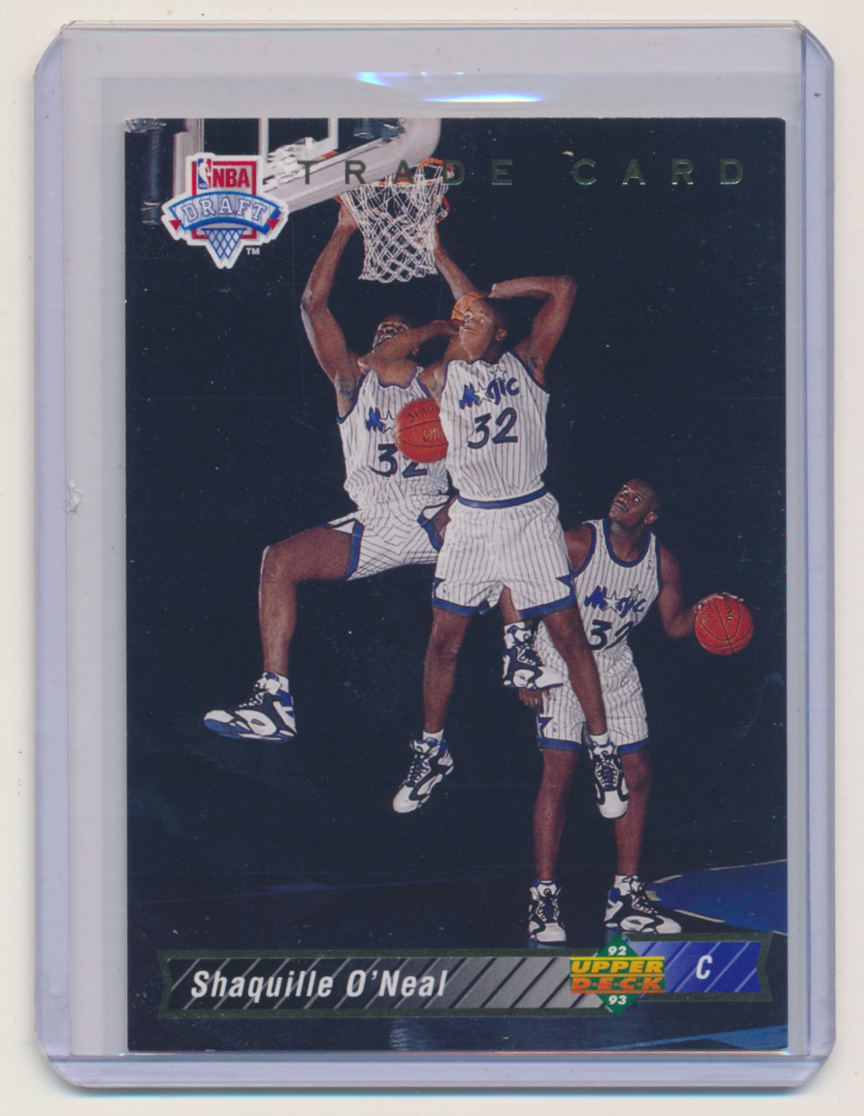 1992-93 Upper Deck #1 Shaquille O'Neal SP RC/NBA First Draft Pick