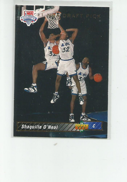 1992-93 Upper Deck #1 Shaquille O'Neal SP RC/NBA First Draft Pick