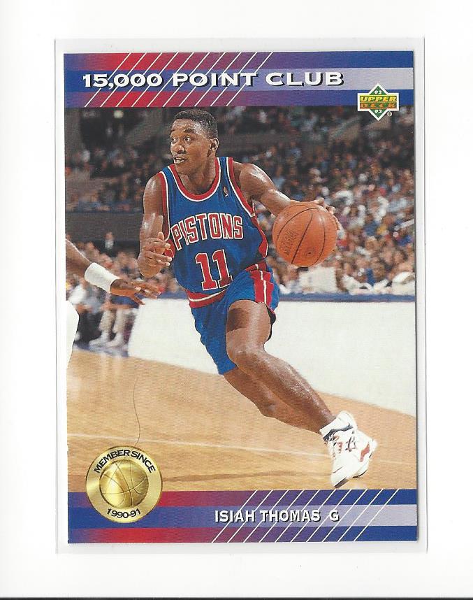 1992-93 Upper Deck 15000 Point Club #PC5 Isiah Thomas
