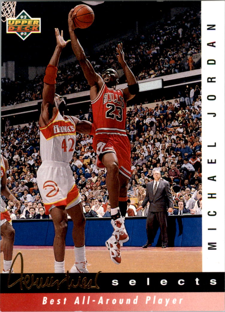 1992-93 Upper Deck Jerry West Selects #JW8A Michael Jordan/Best All-Around Player