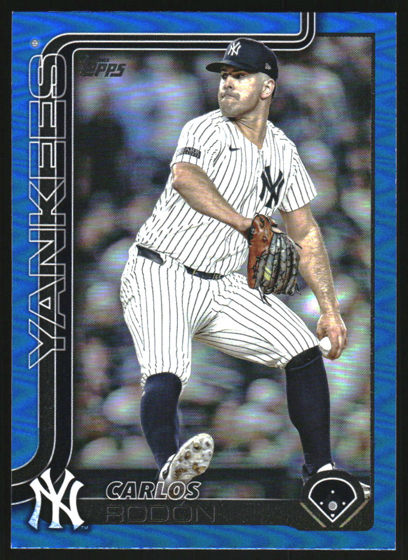 2025 Topps Blue Rainbow Foil #415 Carlos Rodon /150