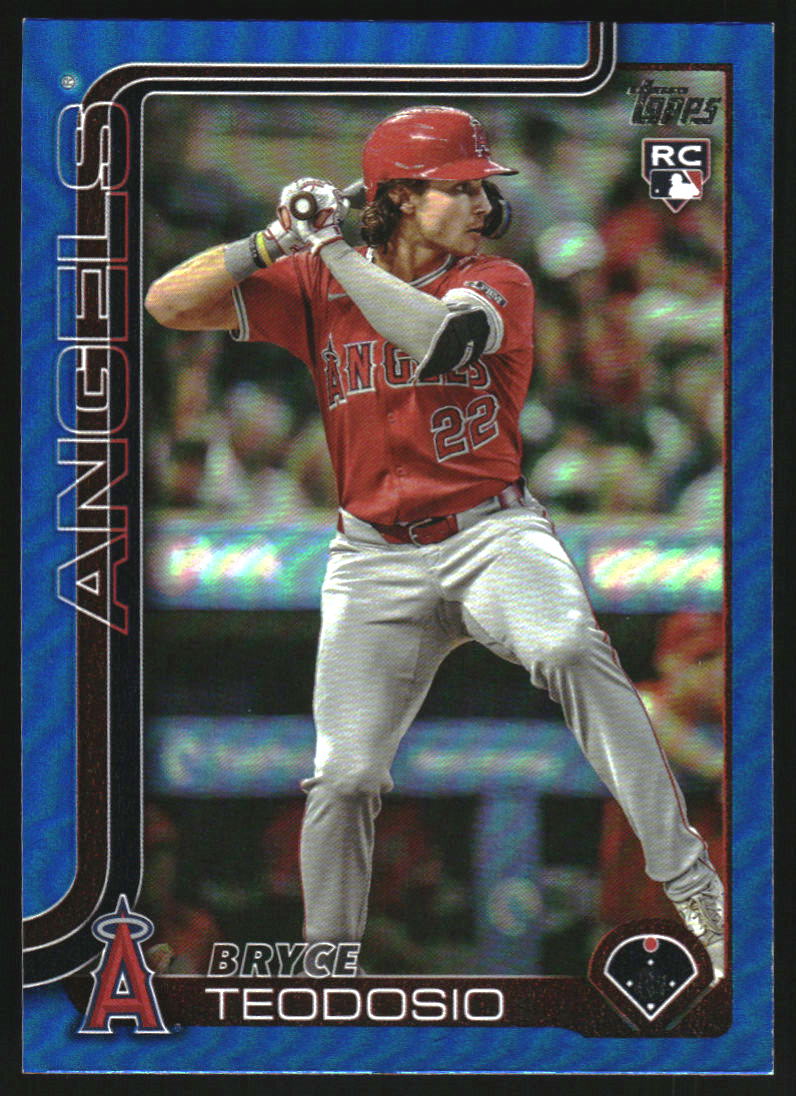 2025 Topps Blue Rainbow Foil #635 Bryce Teodosio /150