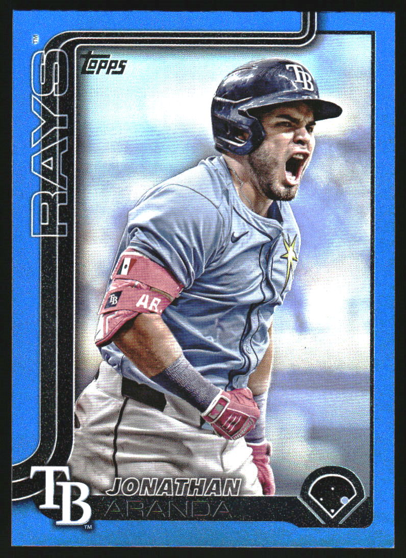 2025 Topps Blue Rainbow Foil #678 Jonathan Aranda