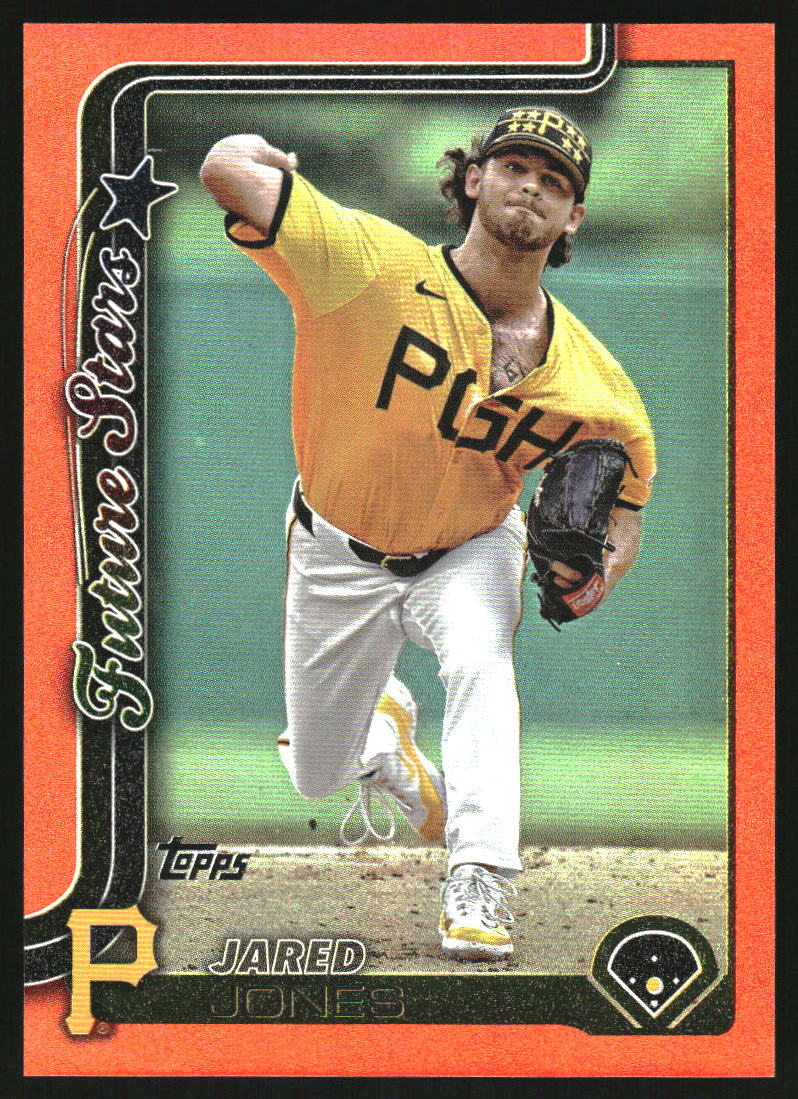 2025 Topps Orange Rainbow Foil #541 Jared Jones /25