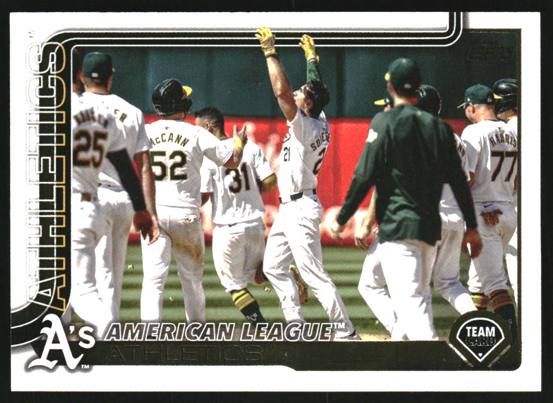 2025 Topps Golden Mirror Image Variations #594 Oakland Athletics