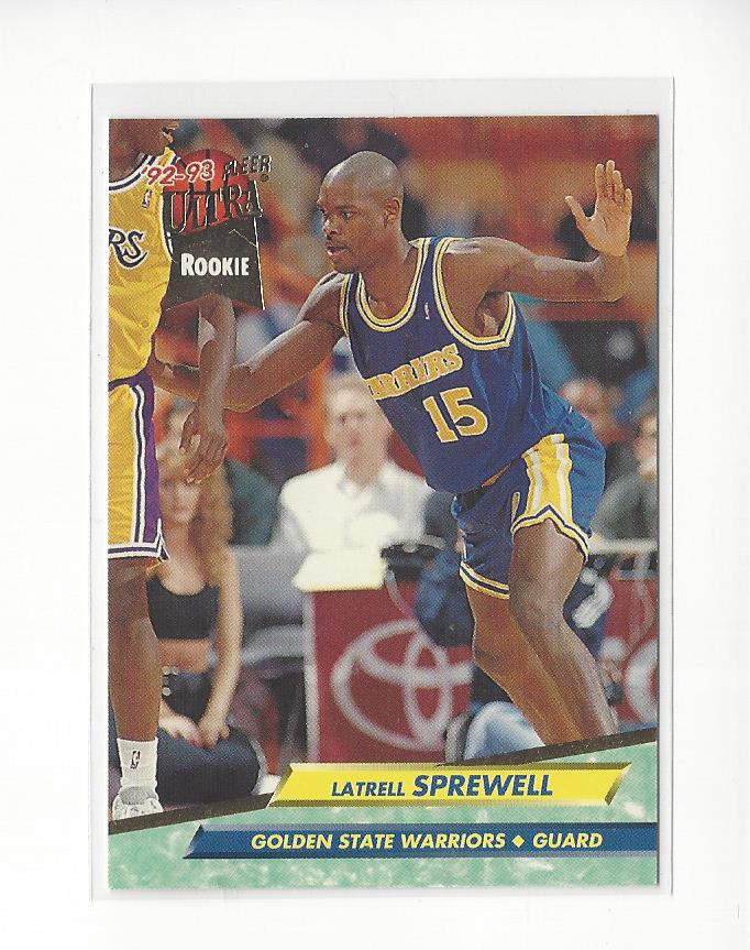 1992-93 Ultra #266 Latrell Sprewell RC