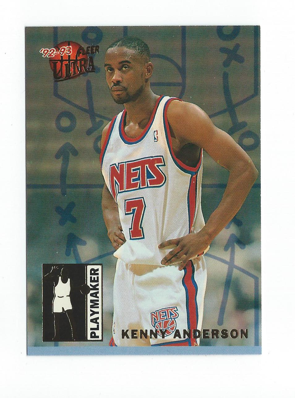 1992-93 Ultra Playmakers #1 Kenny Anderson