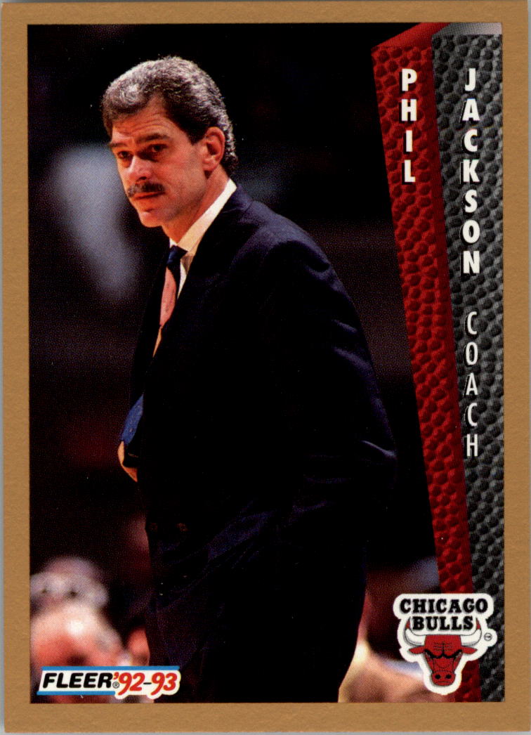 1992-93 Fleer #31 Phil Jackson CO - NM-MT