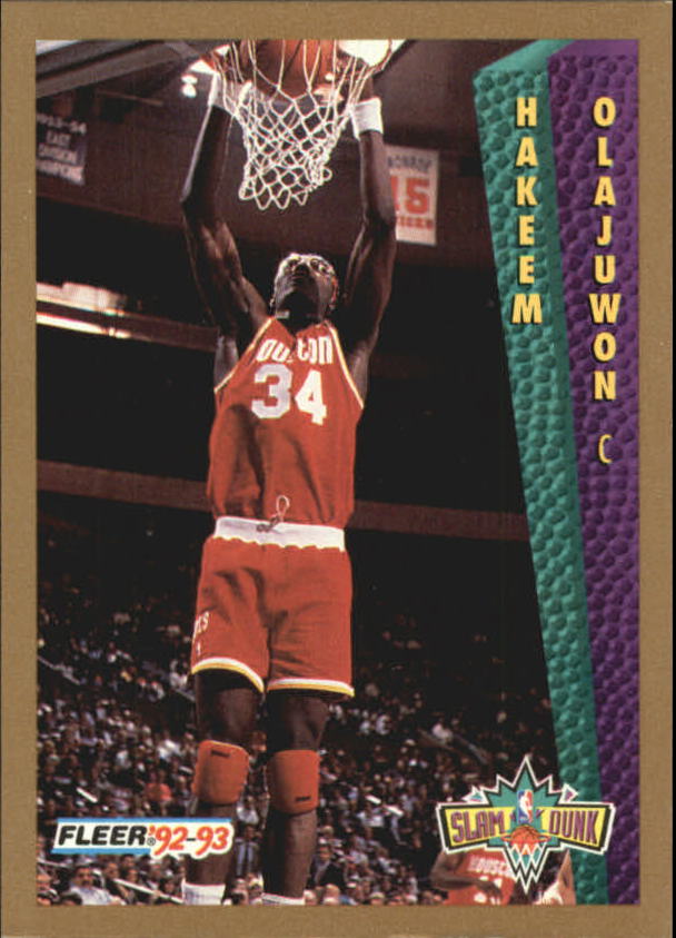 1992 93 Fleer 294 Hakeem Olajuwon Sd Nm Mt