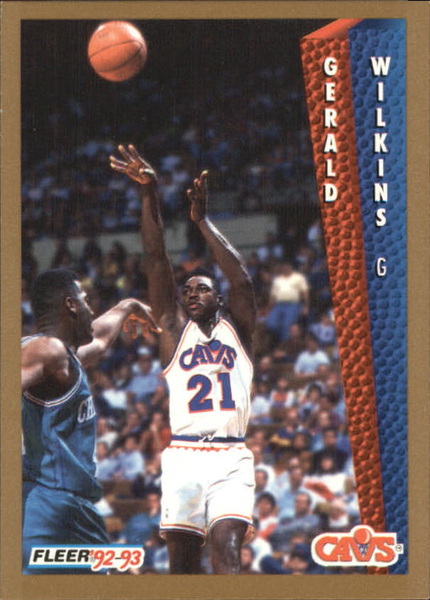 1992-93 Fleer #320 Gerald Wilkins