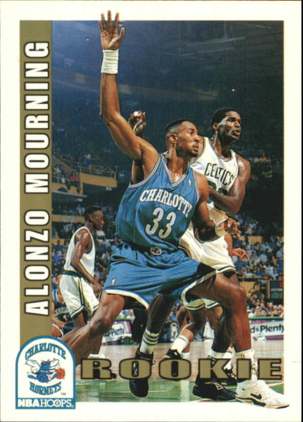 1992-93 Hoops #361 Alonzo Mourning RC