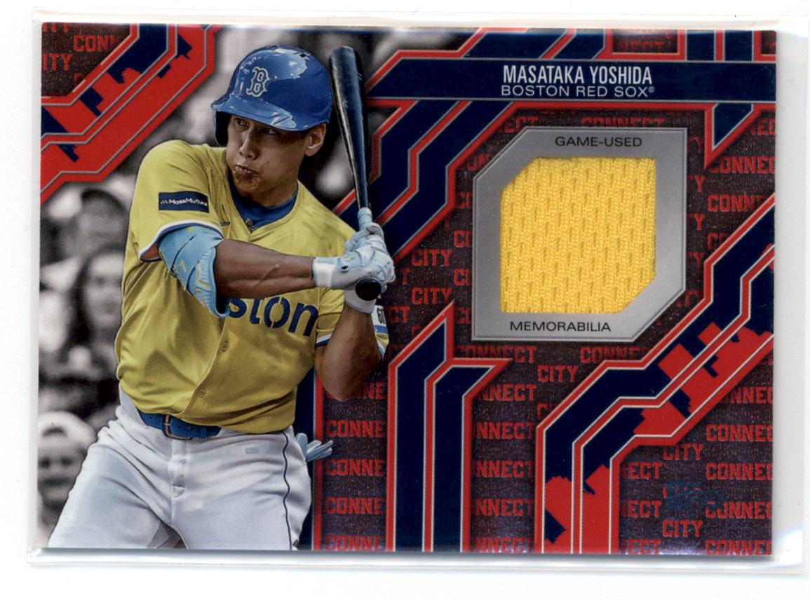 2025 Topps City Connect Swatches #CC2MY Masataka Yoshida S2