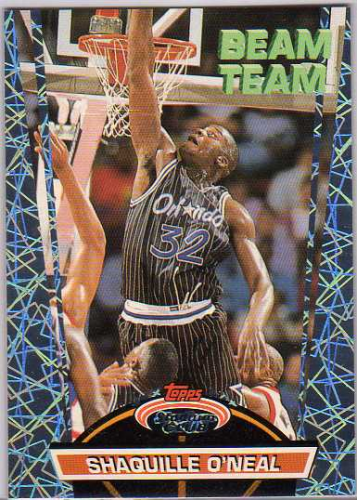 1992-93 Stadium Club Members Only Parallel #BT21 Shaquille O'Neal