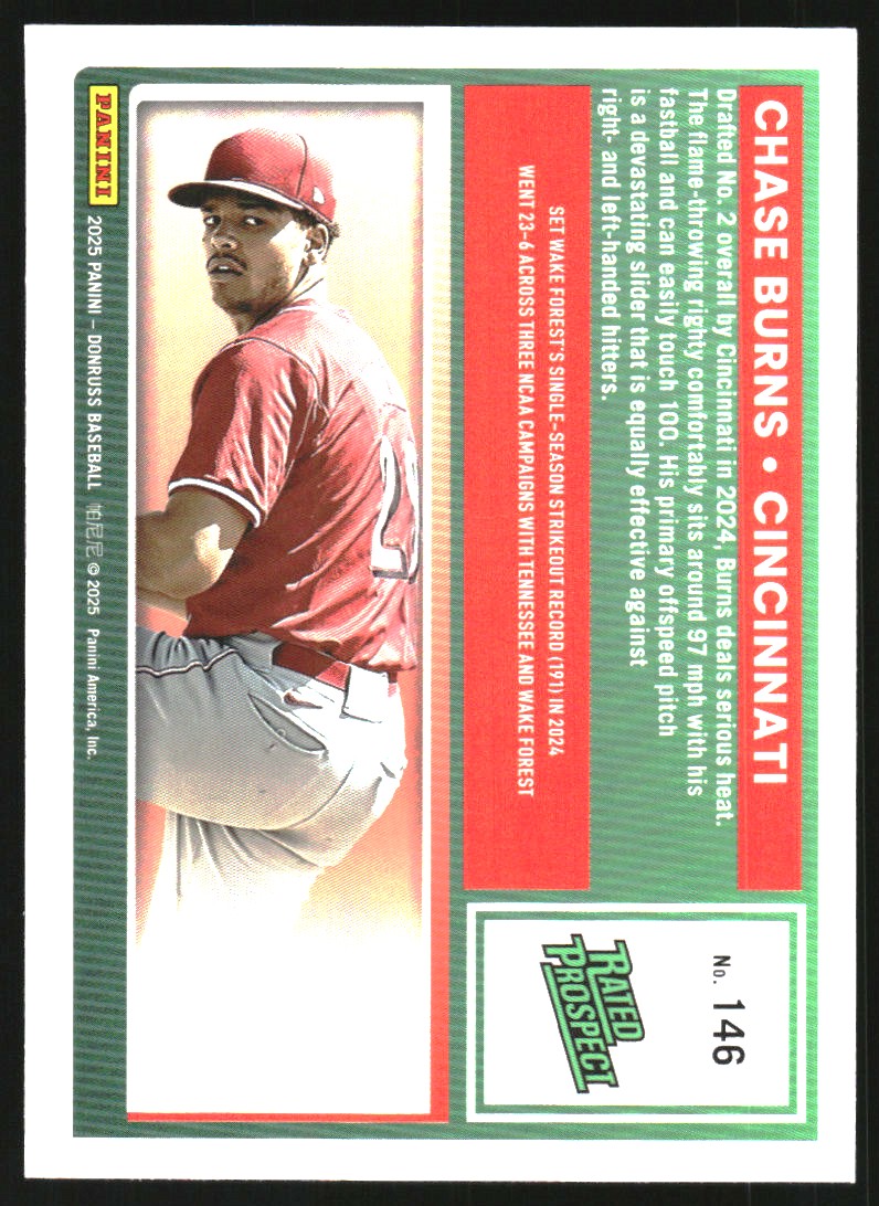 2025 Donruss Holo #146 Chase Burns