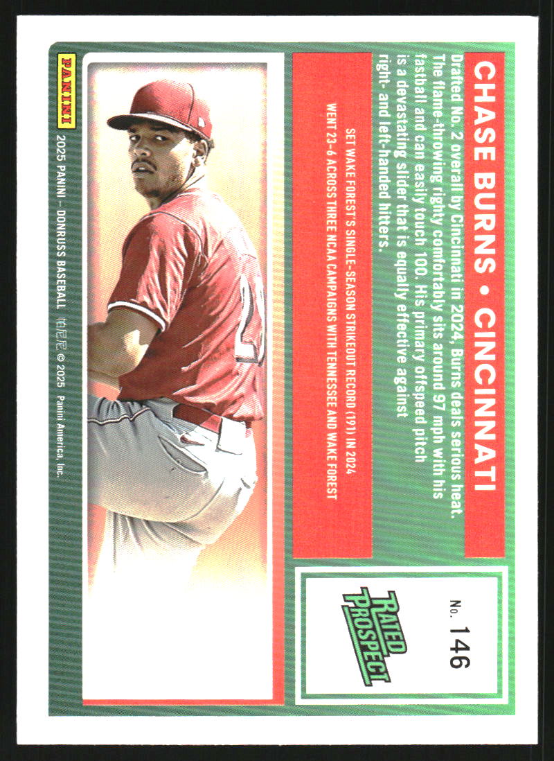 2025 Donruss Liberty #146 Chase Burns