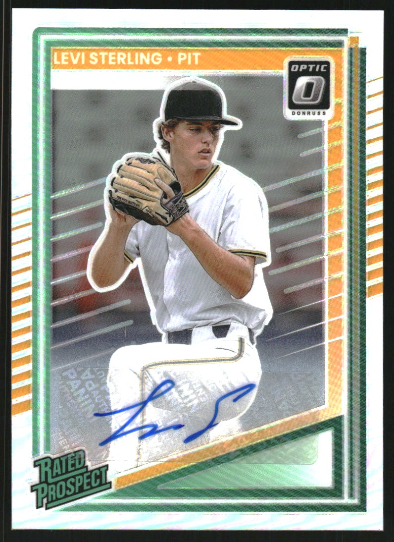 2025 Donruss Optic Rated Prospects Signatures #164 Levi Sterling