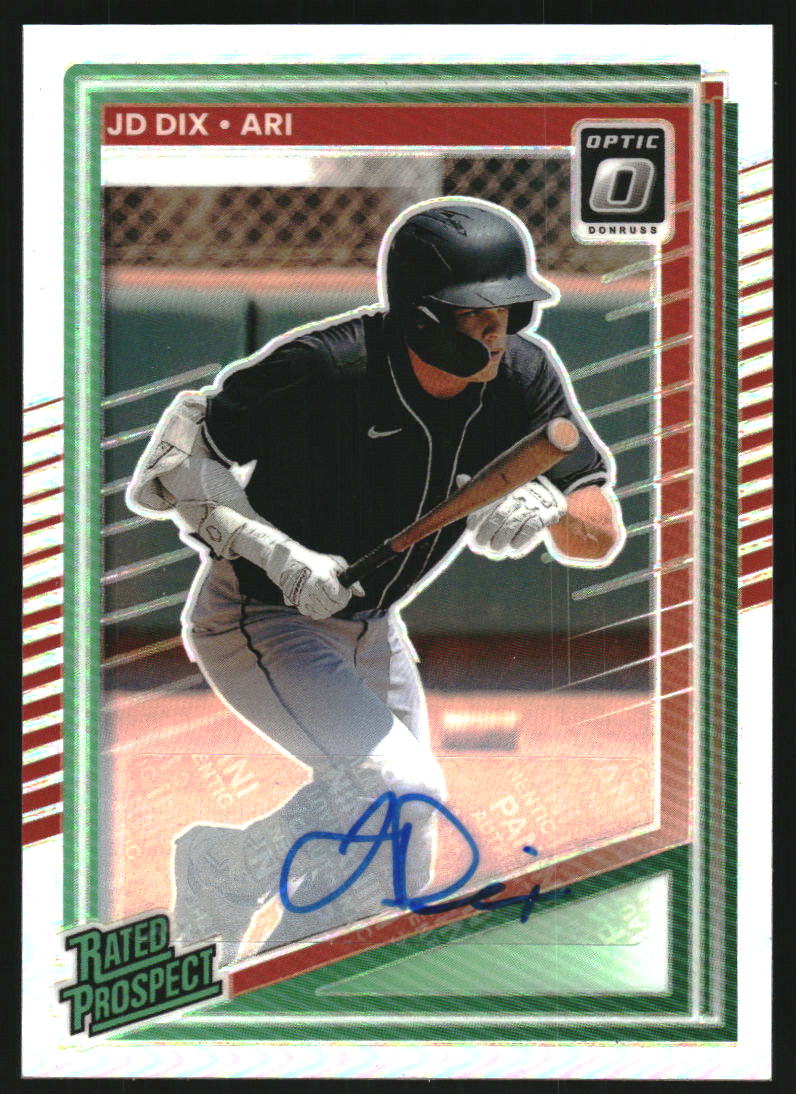 2025 Donruss Optic Rated Prospects Signatures #192 JD Dix Auto
