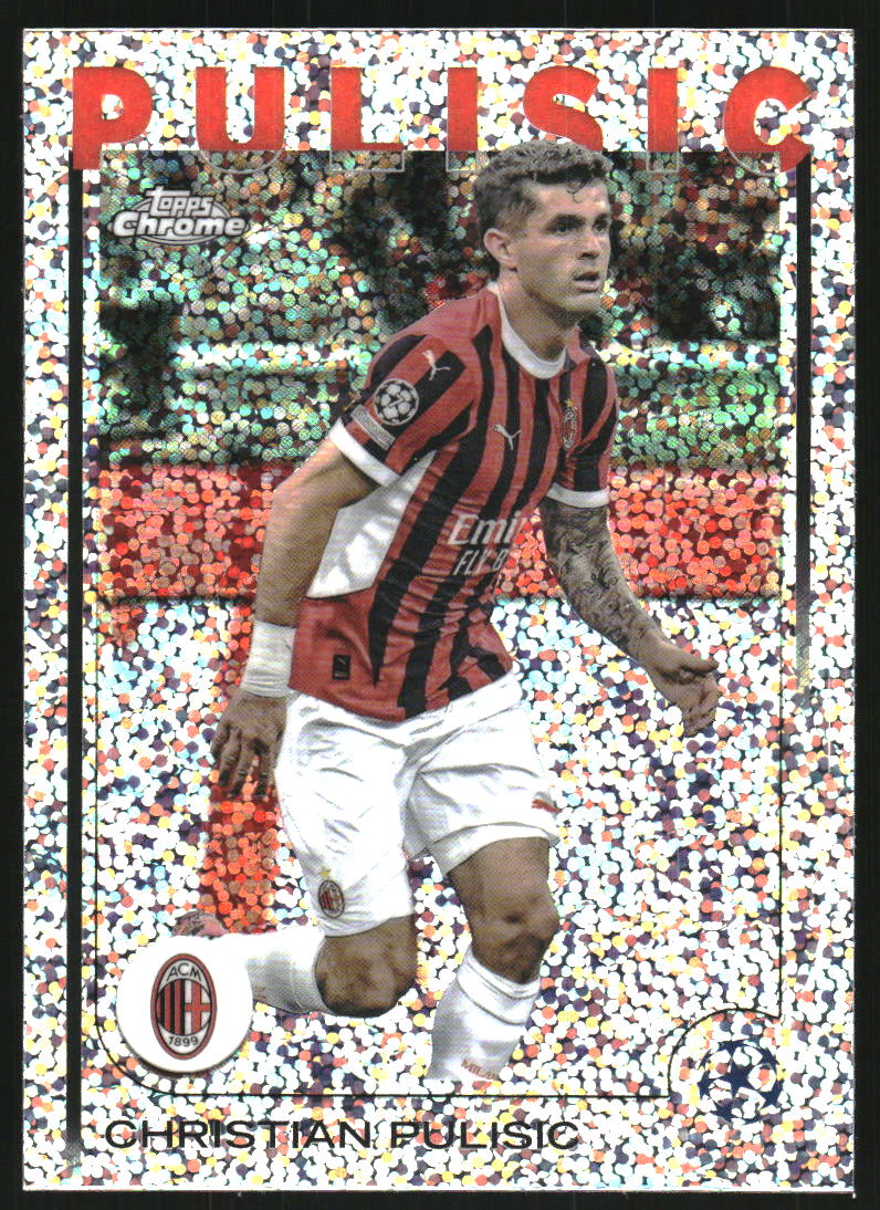 2024-25 Topps Chrome UEFA Club Competitions Speckle Refractors #76 Christian Pulisic