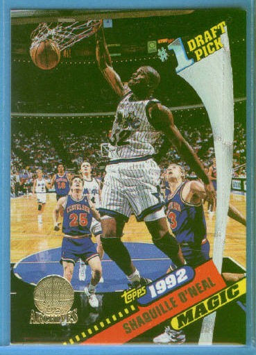 1992-93 Topps Archives Gold #150G Shaquille O'Neal