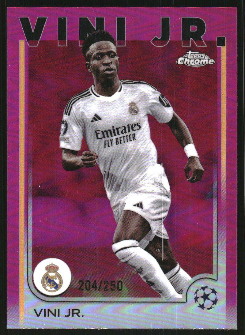 2024 Topps Chrome UEFA Club Competitions Refractor Vini Jr. #7 CGC