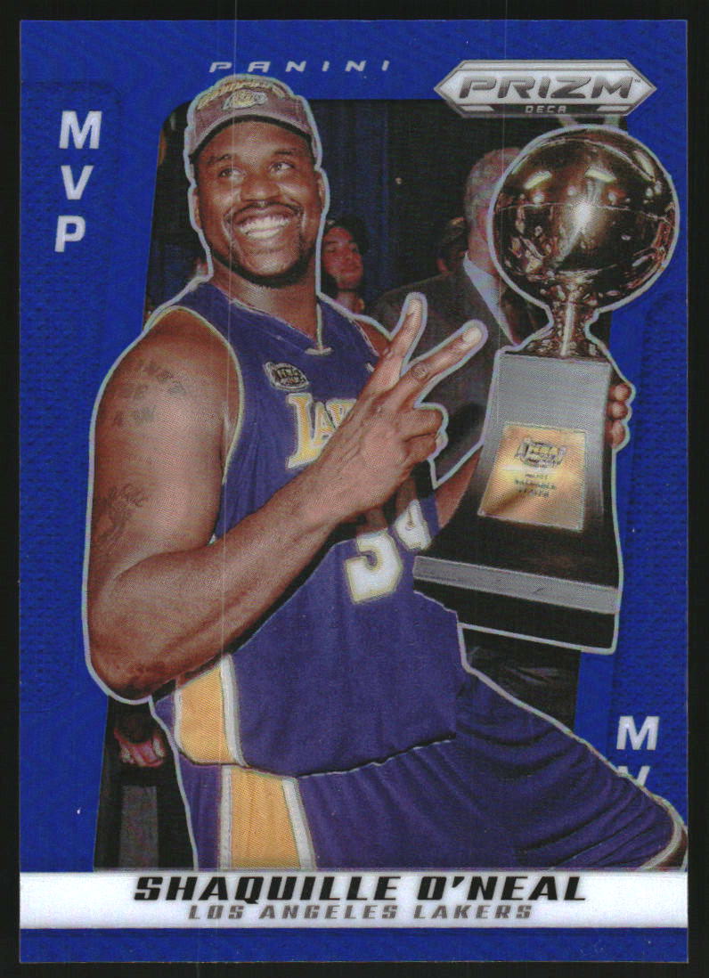 2024-25 Prizm Deca Prizms Blue #295 Shaquille O'Neal MVP /149