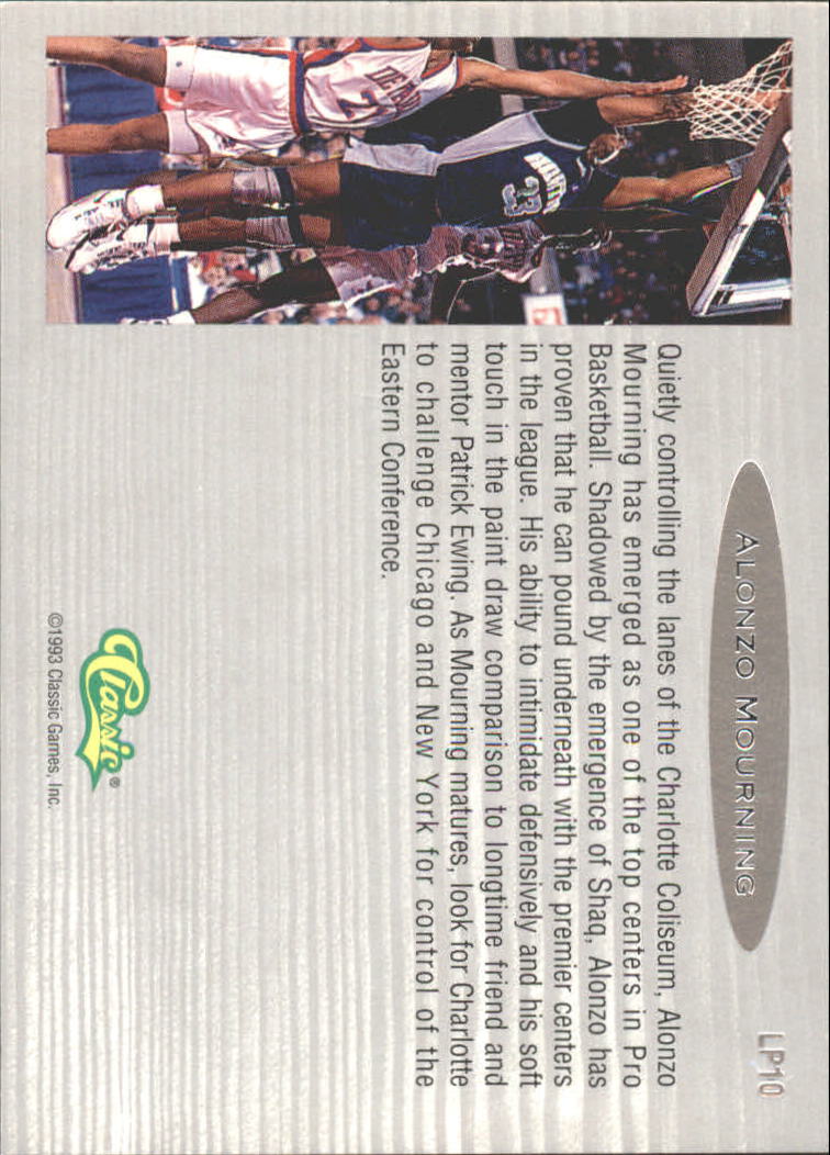 1993 Classic LPs #LP10 Alonzo Mourning
