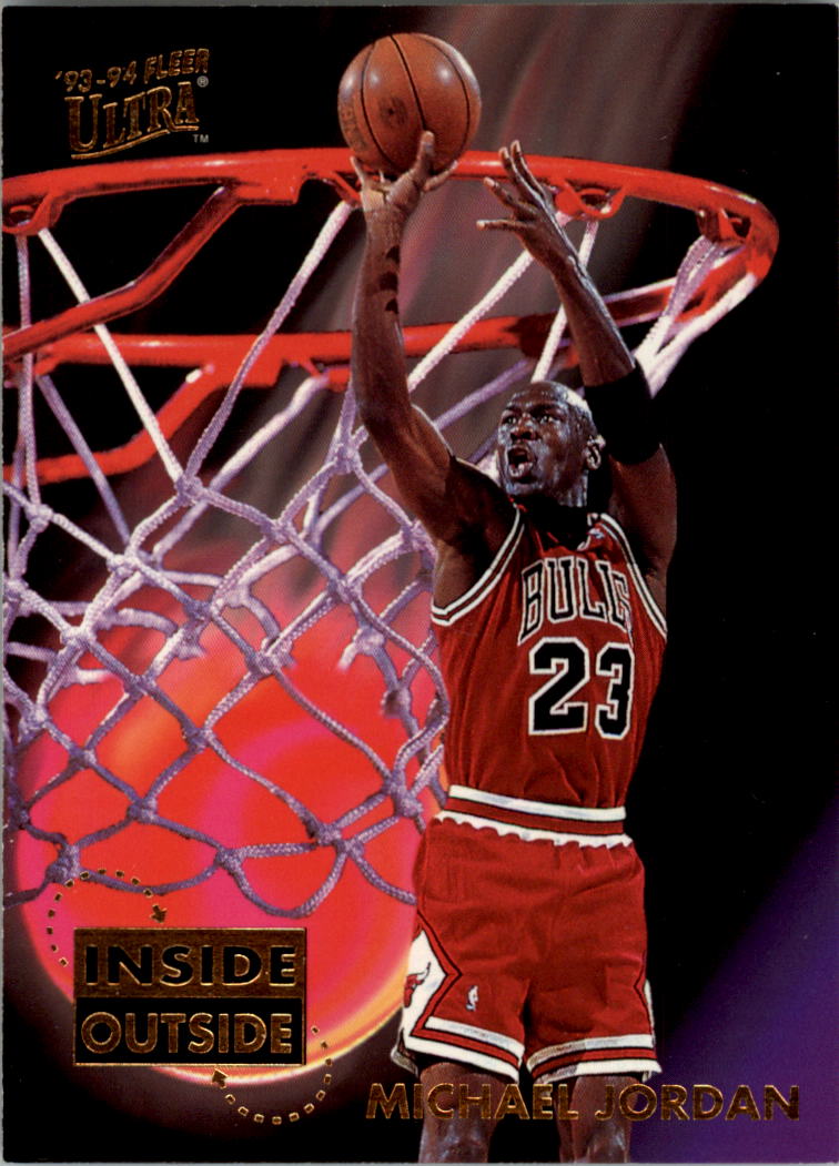 1993-94 Ultra Inside/Outside #4 Michael Jordan