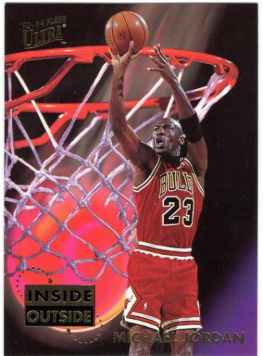 1993-94 Ultra Inside/Outside #4 Michael Jordan